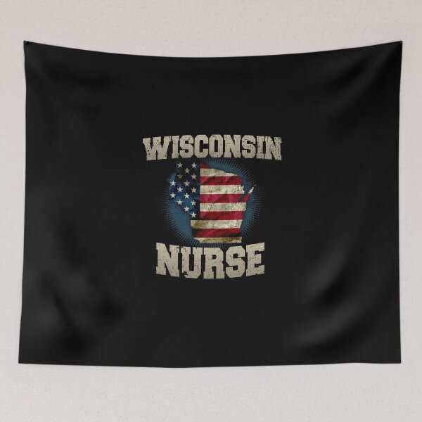 Item preview, Wisconsin nurse gift shirt fun awesome designed and sold by djpraxis.
