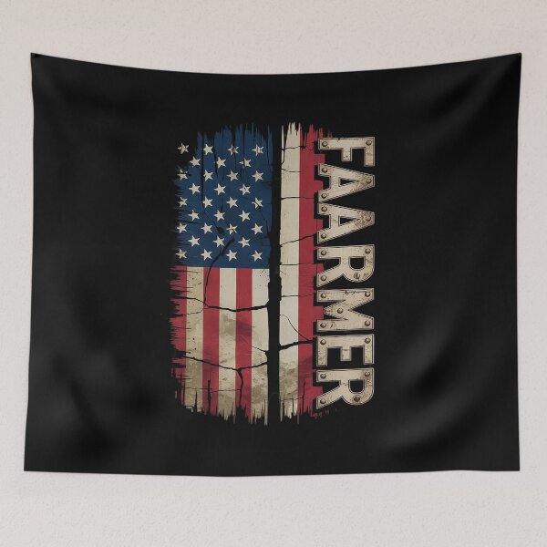 Item preview, USA Flag Farmer , American Farmers Patriotic  designed and sold by RoyTill0Art.