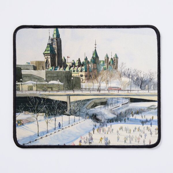 Item preview, Ottawa Canal Skateway. designed and sold by heatherrose5055.