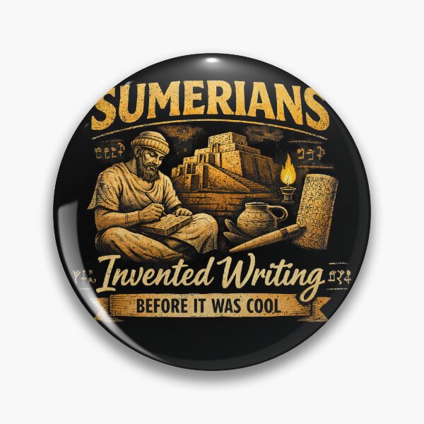 Item preview, Sumerians Invented Writing Before It Was Cool designed and sold by Retr0Tshirts.