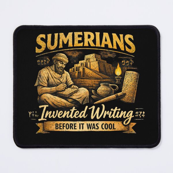 Item preview, Sumerians Invented Writing Before It Was Cool designed and sold by Retr0Tshirts.