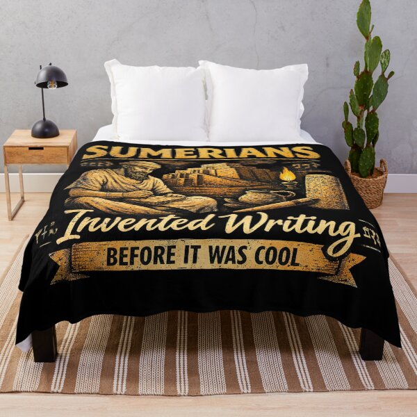 Item preview, Sumerians Invented Writing Before It Was Cool designed and sold by Retr0Tshirts.