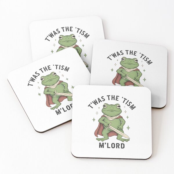 Artikelvorschau, T'was The Tism M'Lord – Lustiges Vintage-Froschritter-Meme entworfen und verkauft von julimarks.