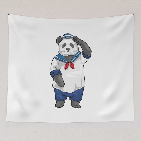 Item preview, Panda Sailor Sailor cap designed and sold by Snabdesign84.