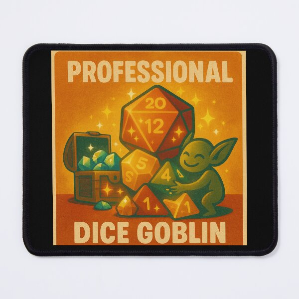 Item preview, Professional Dice Goblin – Cute RPG Dice Collector designed and sold by Galskap.