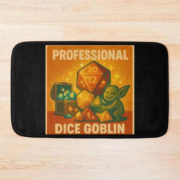 Item preview, Professional Dice Goblin – Cute RPG Dice Collector designed and sold by Galskap.