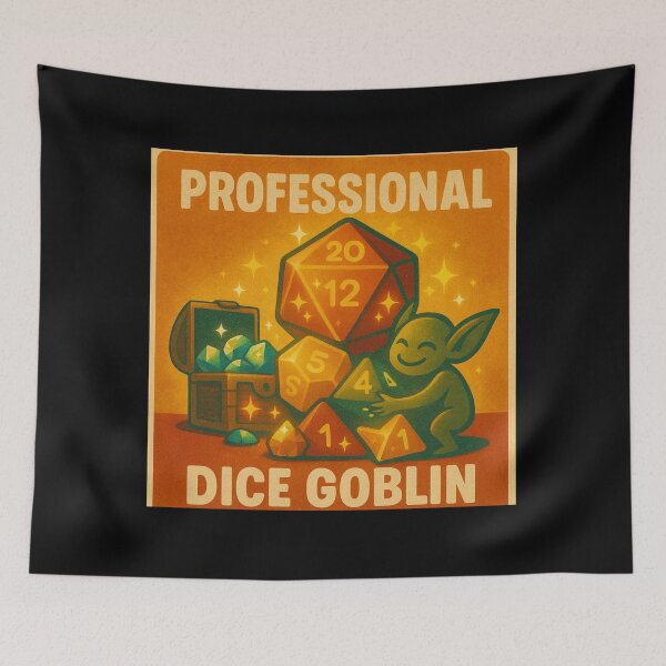 Item preview, Professional Dice Goblin – Cute RPG Dice Collector designed and sold by Galskap.