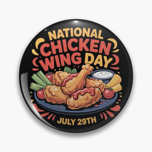 Item preview, National chicken wing day july 29th designed and sold by DreamOnShirts.