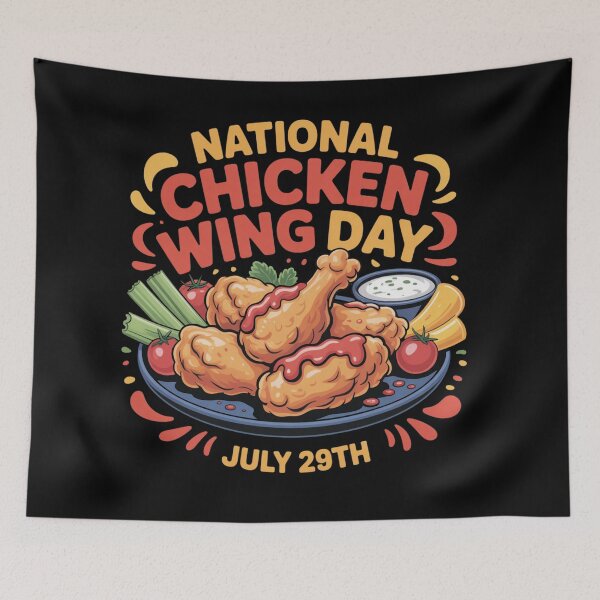 Item preview, National chicken wing day july 29th designed and sold by DreamOnShirts.