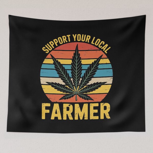 Item preview, Weed Stoner Marijuana Cannabis Support Your Local Farmer  designed and sold by RoyTill0Art.