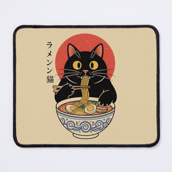 Item preview, Anime Cat Ramen Japanese Funny Cat Graphic Tees designed and sold by ZACK ART.