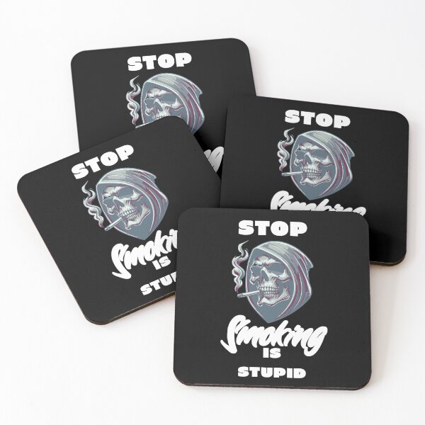Item preview, Stop Smoking is Stupid Skull Smoking  designed and sold by CeliaZnx.