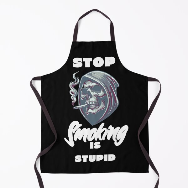 Item preview, Stop Smoking is Stupid Skull Smoking designed and sold by CeliaZnx.