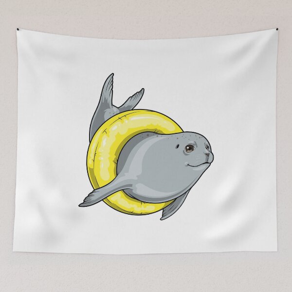 Item preview, Seal Swimming Inflatable float Summer designed and sold by Snabdesign84.