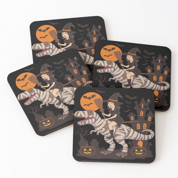 Item preview, Halloween Witch Riding Dinosaur Haloween Toddlers  designed and sold by RuthGAArt.