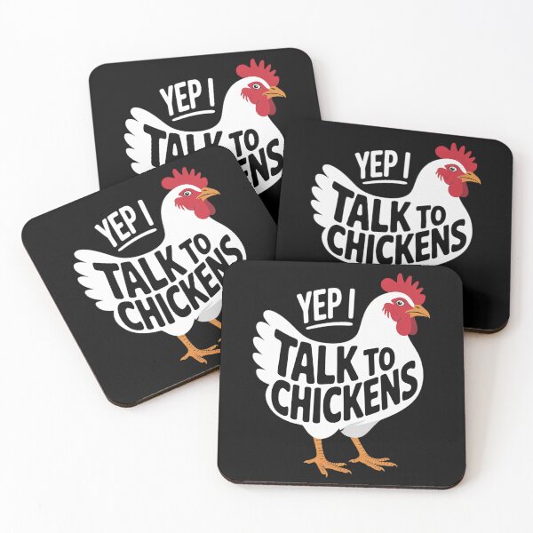 Item preview, Yep I Talk To Chickens Cute Chicken Buffs  designed and sold by RoyTill0Art.