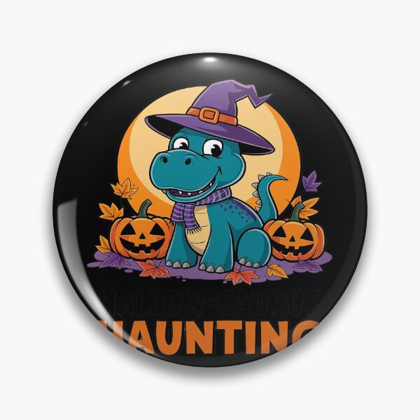 Item preview, Hallow-Saurus Haunting Spooky Halloween Dinosaur  designed and sold by RuthGAArt.