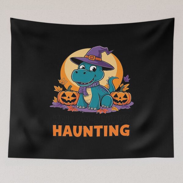 Item preview, Hallow-Saurus Haunting Spooky Halloween Dinosaur  designed and sold by RuthGAArt.