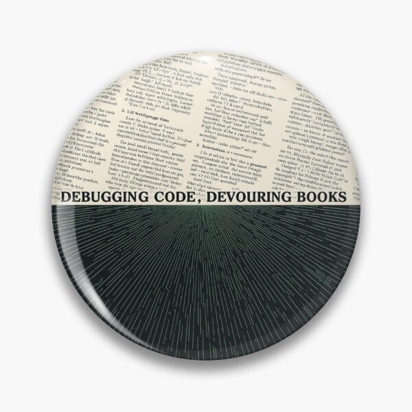 Item preview, Software Developer Reader – Debugging Code, Devouring Books 2 designed and sold by Scattered-Words.