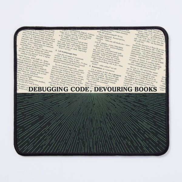 Item preview, Software Developer Reader – Debugging Code, Devouring Books 2 designed and sold by Scattered-Words.