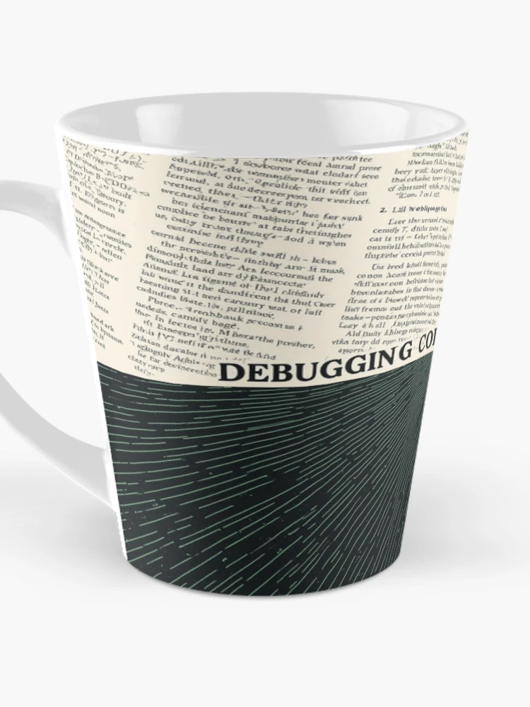 Thumbnail 3 of 4, Coffee Mug, Software Developer Reader – Debugging Code, Devouring Books 2 designed and sold by Scattered-Words.