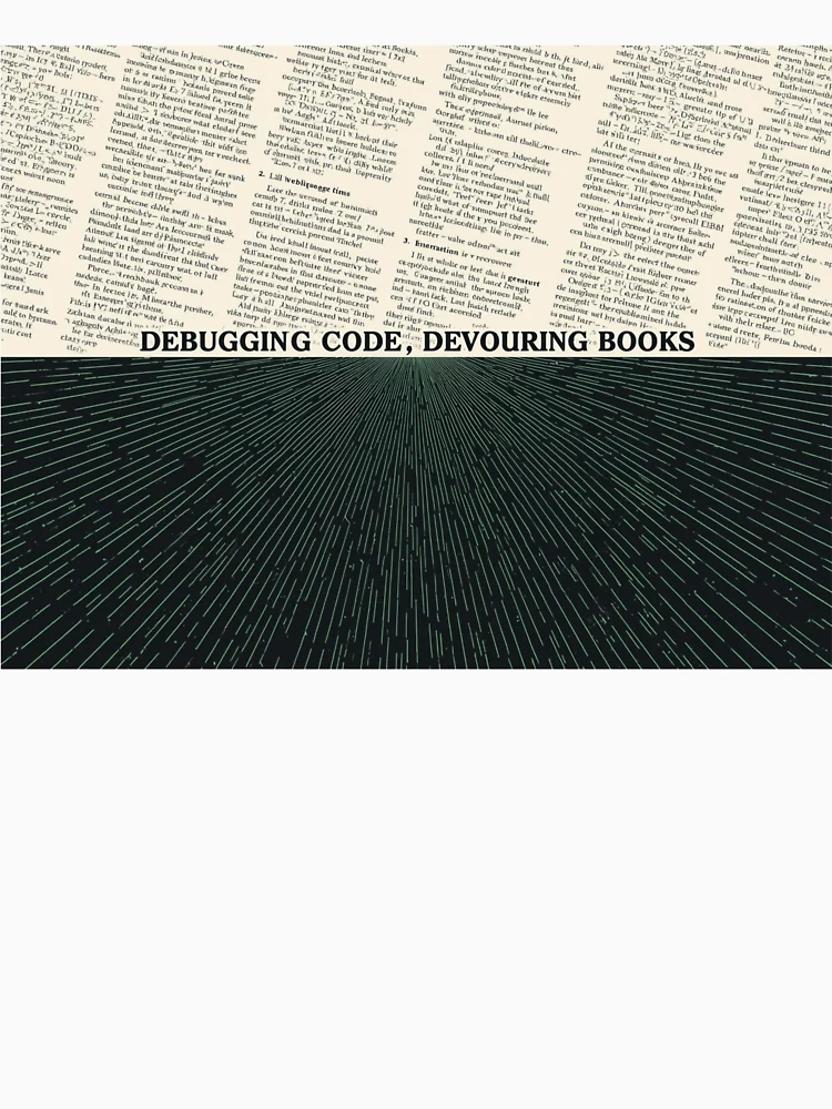 Thumbnail 6 of 6, Pullover Hoodie, Software Developer Reader – Debugging Code, Devouring Books 2 designed and sold by Scattered-Words.