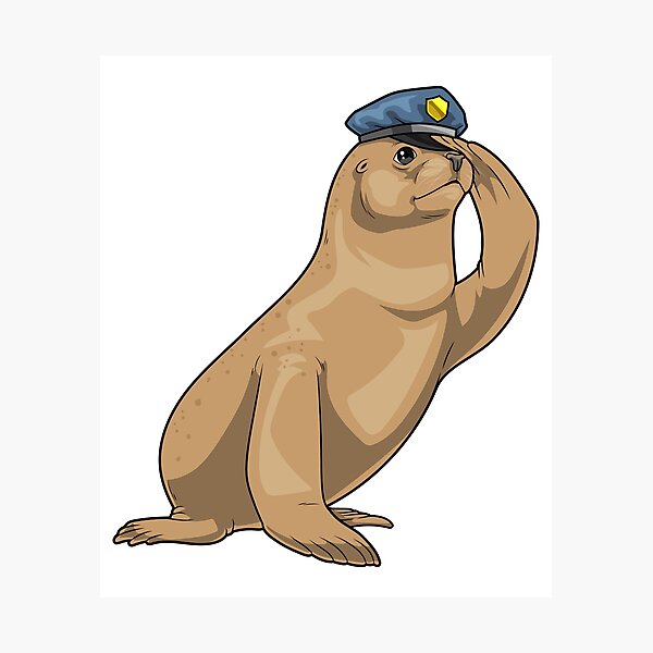 Item preview, Seal Cop Police hat Police designed and sold by Snabdesign84.