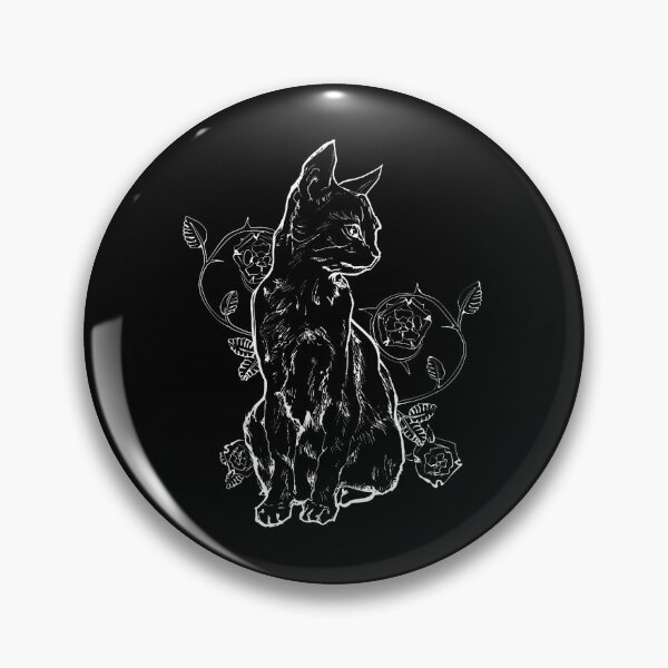 Item preview, Black Roses & Cat Skull designed and sold by avixnqnbu33.