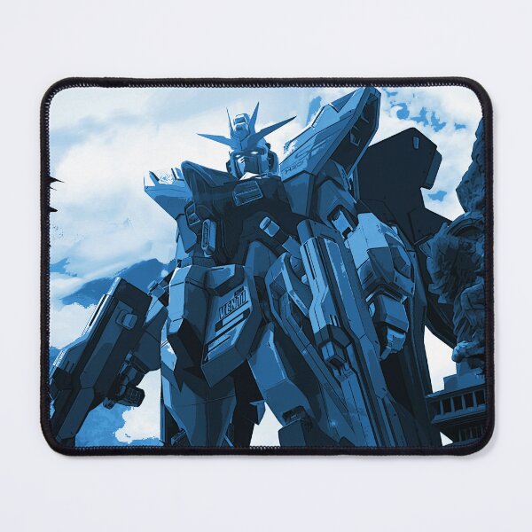 Item preview, freedom gundam seed in bali artwork design blue illustration designed and sold by sabartgunpla.