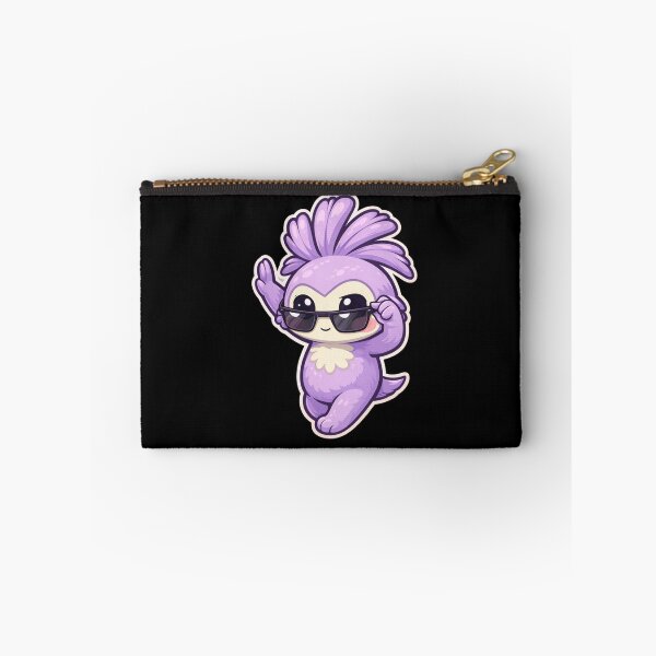 Item preview, Cool Wobblet Sticker – Cute Purple Mascot with Sunglasses designed and sold by TroyTheTerrific.