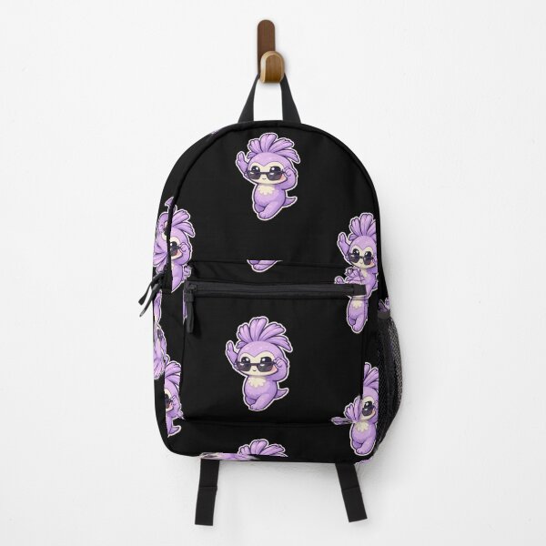 Item preview, Cool Wobblet Sticker – Cute Purple Mascot with Sunglasses designed and sold by TroyTheTerrific.