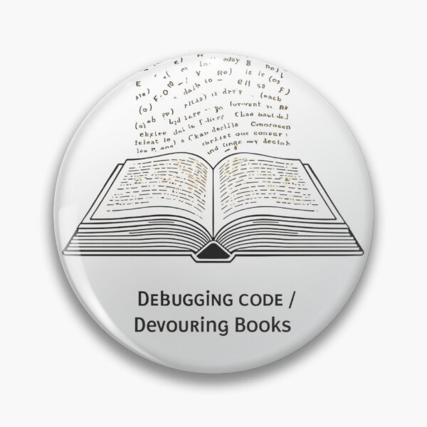 Item preview, Software Developer Reader – Debugging Code, Devouring Books 3 designed and sold by Scattered-Words.