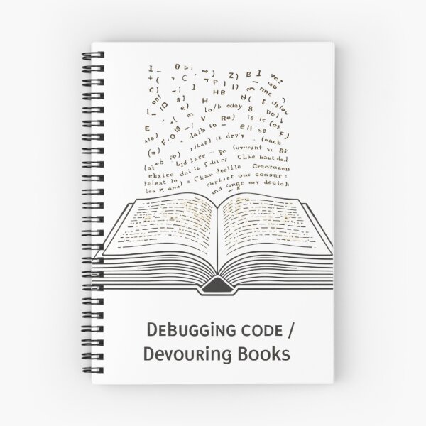 Item preview, Software Developer Reader – Debugging Code, Devouring Books 3 designed and sold by Scattered-Words.