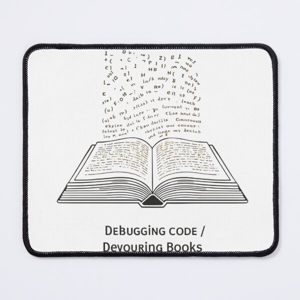 Item preview, Software Developer Reader – Debugging Code, Devouring Books 3 designed and sold by Scattered-Words.
