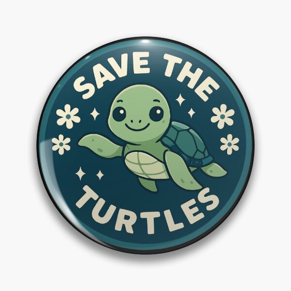 Artikelvorschau, Rettet die Schildkröten! Niedliche Cartoon-Illustration – Design für den Schildkrötenschutz entworfen und verkauft von Visual-digital.