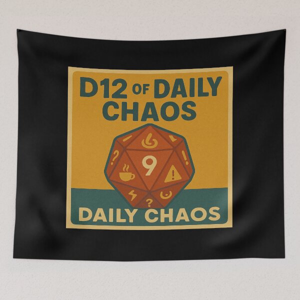 Item preview, D12 of Daily Chaos – Funny RPG Dice Humor designed and sold by Galskap.
