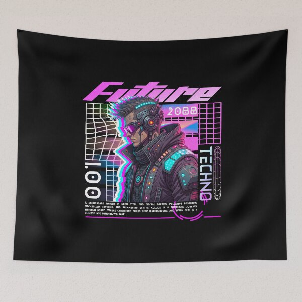 Item preview, Future Cyberpunk Techno designed and sold by konohadesign.