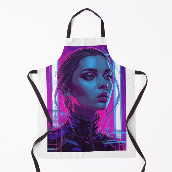 Item preview, Futuristic Girl Illustration | Cyberpunk Sci-Fi Aesthetic Art designed and sold by KiValuate.