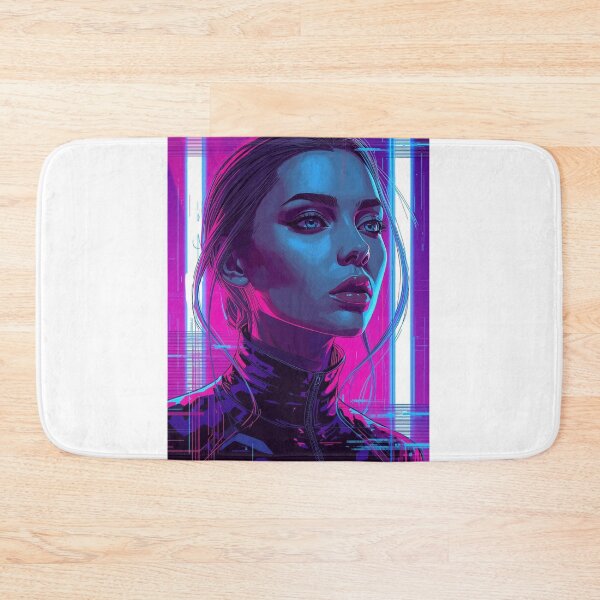 Item preview, Futuristic Girl Illustration | Cyberpunk Sci-Fi Aesthetic Art designed and sold by KiValuate.