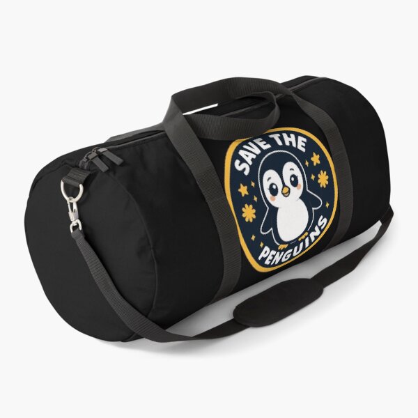 Item preview, Save the Penguins Cute Cartoon Illustration – Penguin Conservation Design designed and sold by Visual-digital.