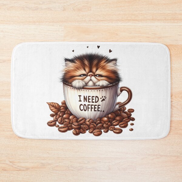 Item preview, Cozy Cat Coffee Bundle – Cute Cat Sticker Set designed and sold by Lulunza.