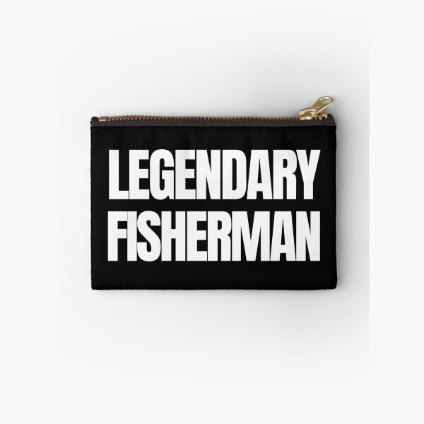 Item preview, Legendary Fisherman Angler Lifestyle Quote designed and sold by EimSol.