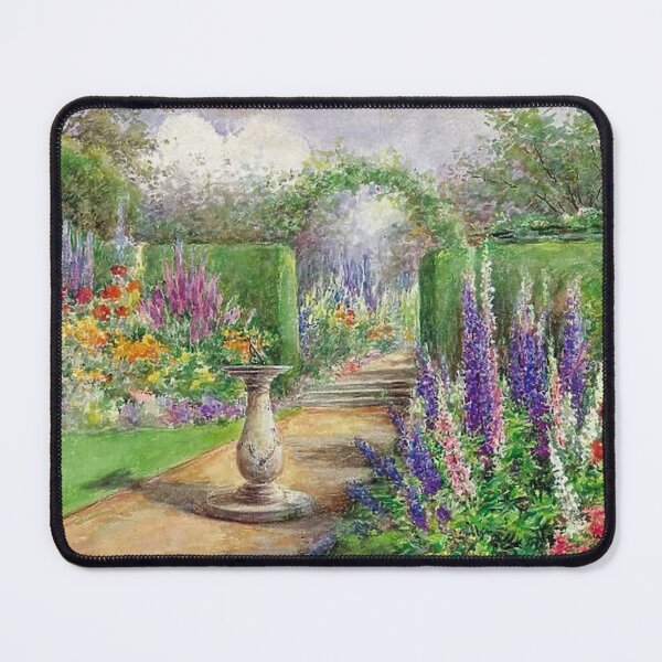 Item preview, Garden with Sundial designed and sold by tomorrowsart.