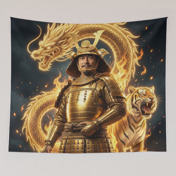 Item preview, Toyotomi Hideyoshi Samurai Lámina ? Señor de la guerra del Dragón Dorado de Sengoku Japón | Serie Mori no Akari designed and sold by Mori-no-Akari.