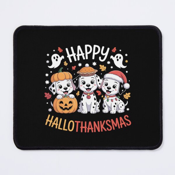 Item preview, Dalmatians Christmas Halloween Happy Hallothanksmas  designed and sold by RoyTill0Art.