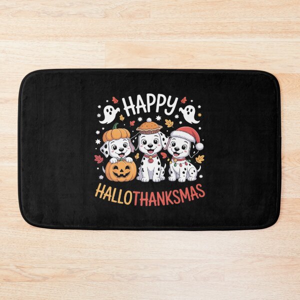 Item preview, Dalmatians Christmas Halloween Happy Hallothanksmas  designed and sold by RoyTill0Art.