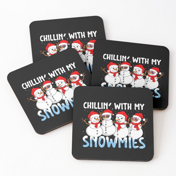 Item preview, Chillin With My Snowmies Funny Snowman Squad Christmas Holiday Party Design designed and sold by DorikoKazan.