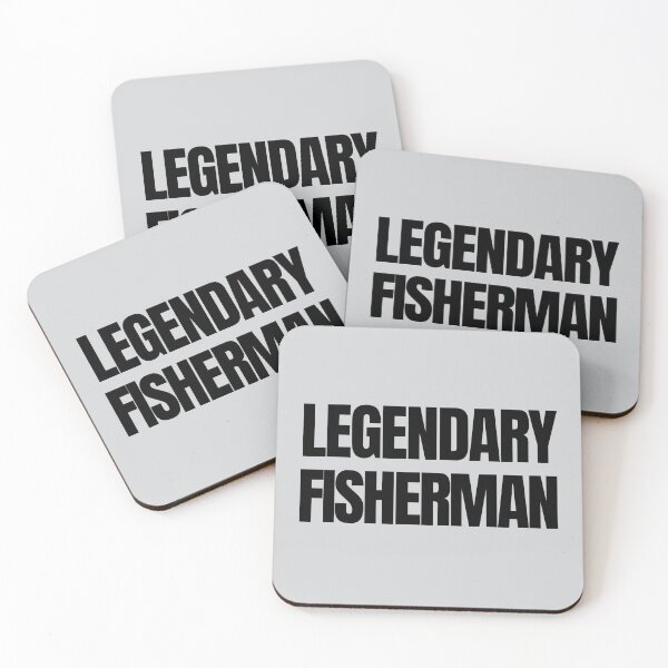 Item preview, Legendary Fisherman Angler Lifestyle Quote designed and sold by EimSol.
