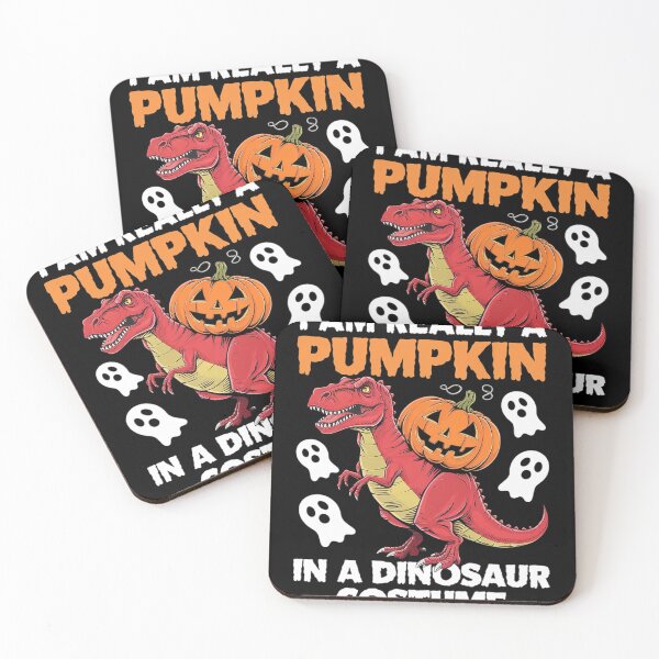 Item preview, I'm Really A Pumpkin Halloween Costume Cute Pumpkin Dinosaur  designed and sold by RuthGAArt.