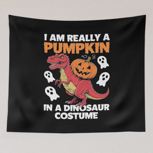 Item preview, I'm Really A Pumpkin Halloween Costume Cute Pumpkin Dinosaur  designed and sold by RuthGAArt.